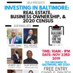 Volunteer for the Investing in Baltimore: Real Estate, Business Ownership, & Census 2020 event